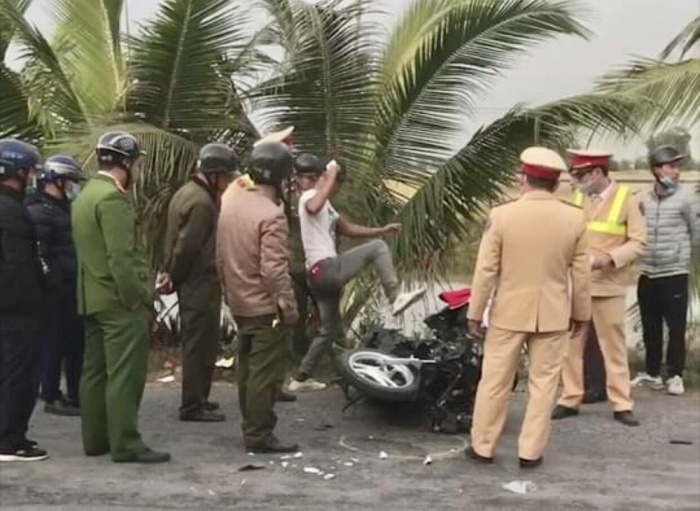 Thông tin về vụ tai nạn giao thông xảy ra tại trục đường 212 huyện Tiên Lãng, TP Hải Phòng